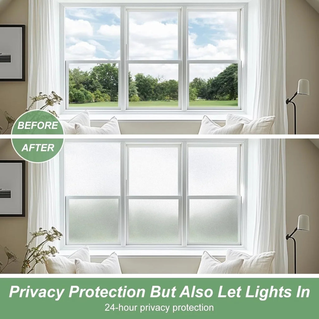 Frosted Blackout Window Film Using Electrostatic Adsorption Protect Qme
