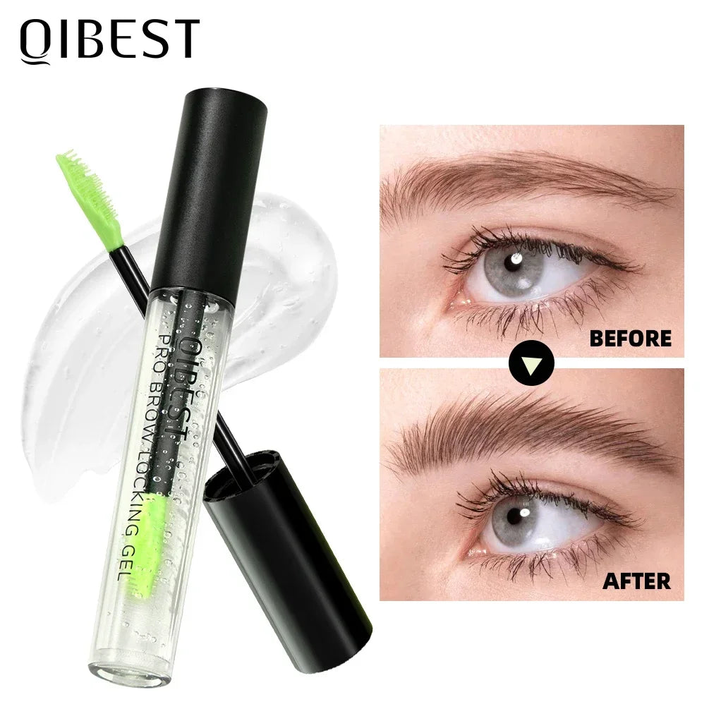 QIBEST Eyebrow Gel Transparent Brows Wax Waterproof Long Lasting Quick-dry Gel For Eyebrow Styling Soap Women's Cosmetics Tools Qme Eyebrow Gel