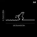 Wall Sticker Minimalist Self-adhesive Waterproof Decal Walls Doors Qme A4