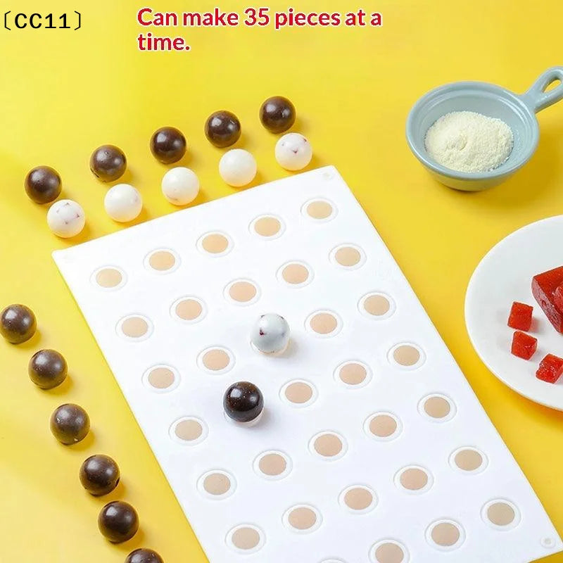 Multiple Round Ball Shape Silicone Molds Cake Decorating Tools Qme