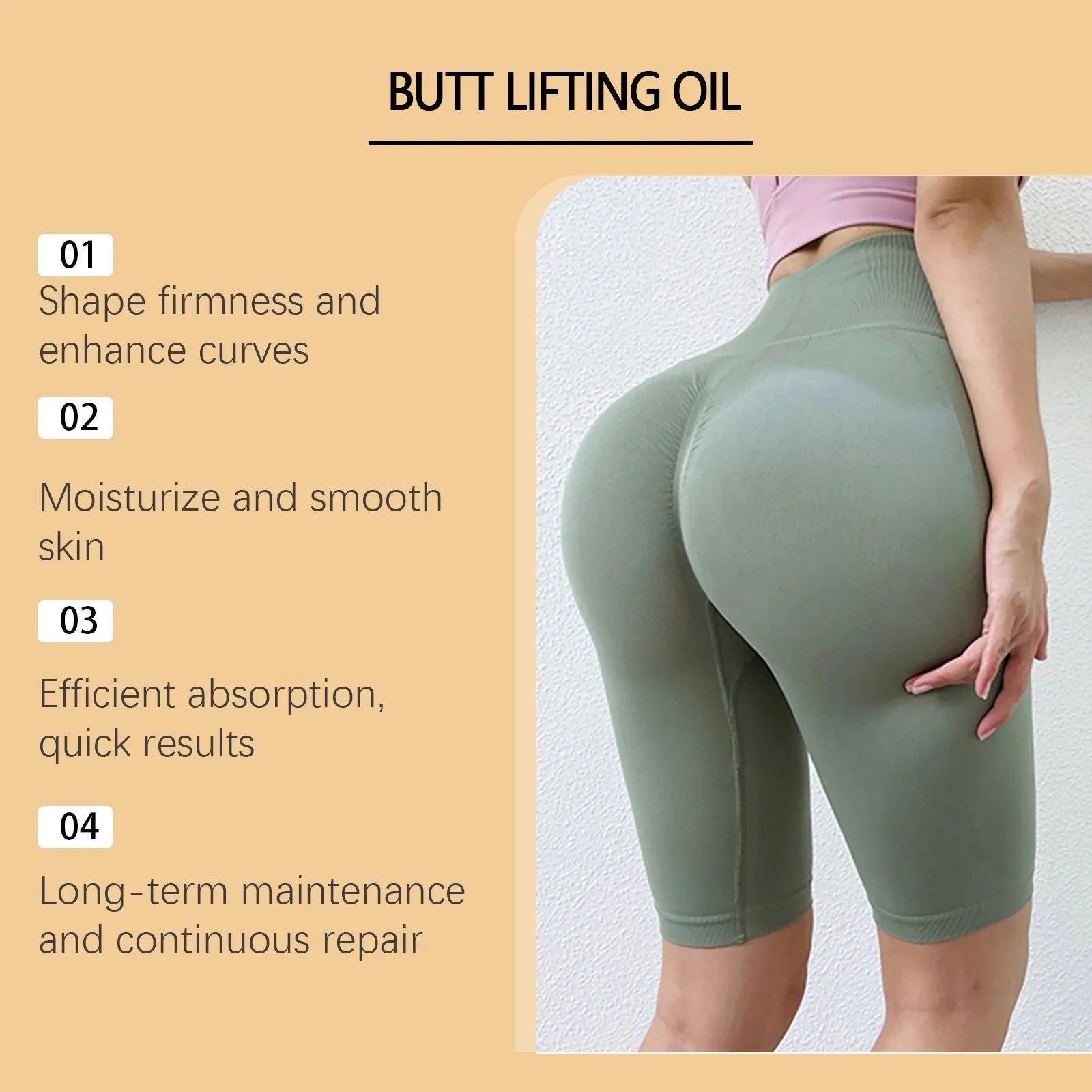 Buttock Enlargement Oils Hip Lifting Oil Hip Growth Firming Nourishing Moisturize Tighten Shaper Bum Sexy Body Massage Care Qme