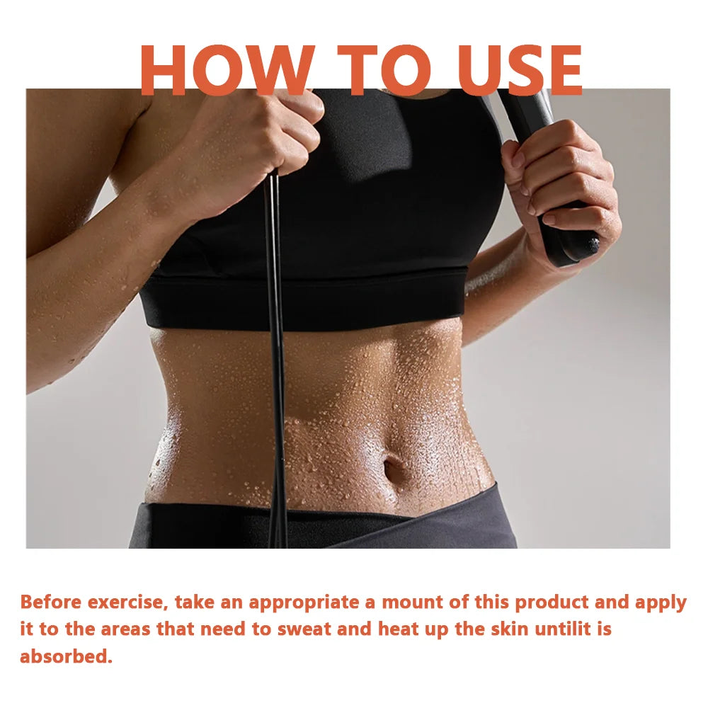 New Heat massage cream, body massage cream, fitness massage cream, improve muscle training and fitness effect 50g Qme