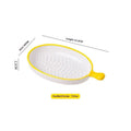 Japanese Ceramic Garlic Grater Plate Porcelain Ginger Wasabi Grinder Qme A Yellow