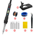 LF 80W Digital Display Soldering Iron Welding C F Switching Qme 936H SET1 110V US PLUG