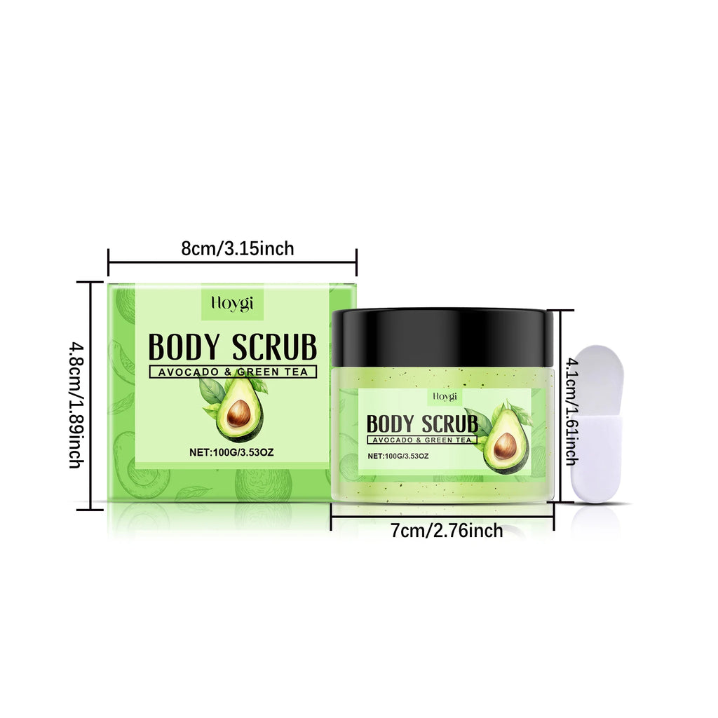 Matcha Body Scrub Gentle Exfoliating Cleansing Pores Effectively Removes Dirt Smooth Skin Nourishing Skin Scrub Nourishing Care Qme