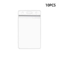 Wear Resistant Clear Plastic ID Badge Holders Waterproof Resealable Qme B