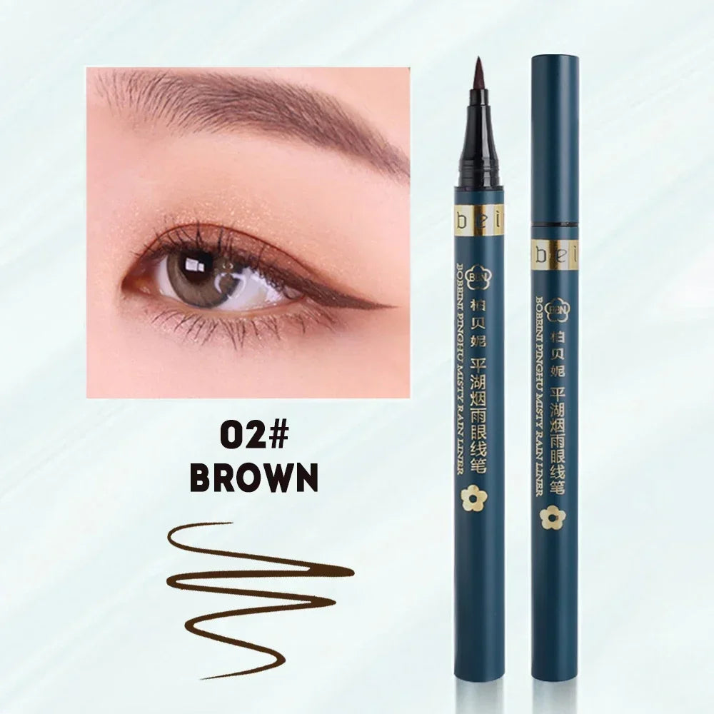 5 Colors Matte Liquid Eyeliner Waterproof Lasting Blue White Sweatproof Quickily Drying Eyeliner Pencil Eyes Makeup Cosmetics Qme 02 brown