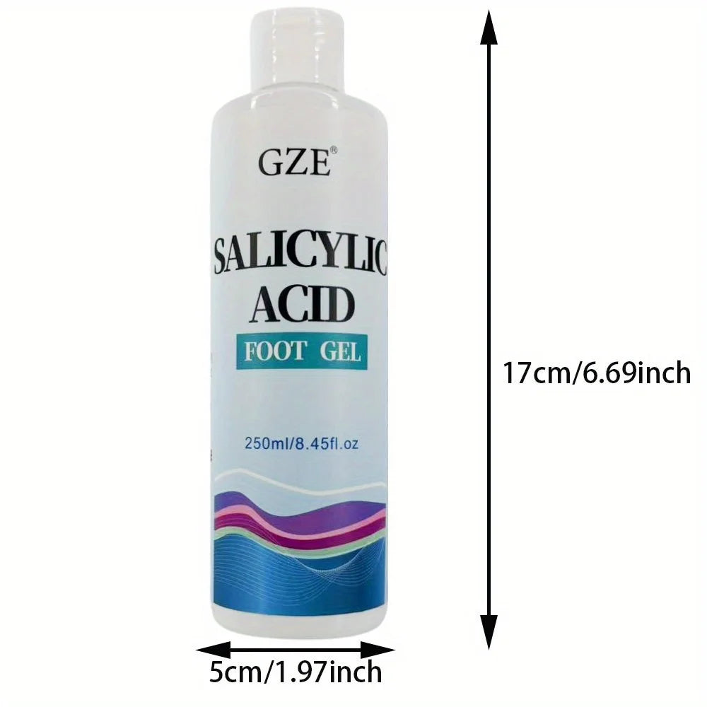 GZE Salicylic Acid Foot Care Gel Rich in Salicylic Acid Foot Care For Men and Women Soften Callus Qme
