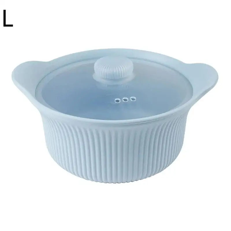 Silicone Pizza Dough Box Lid Bread Fermentation Basket Non-stick Qme L Blue