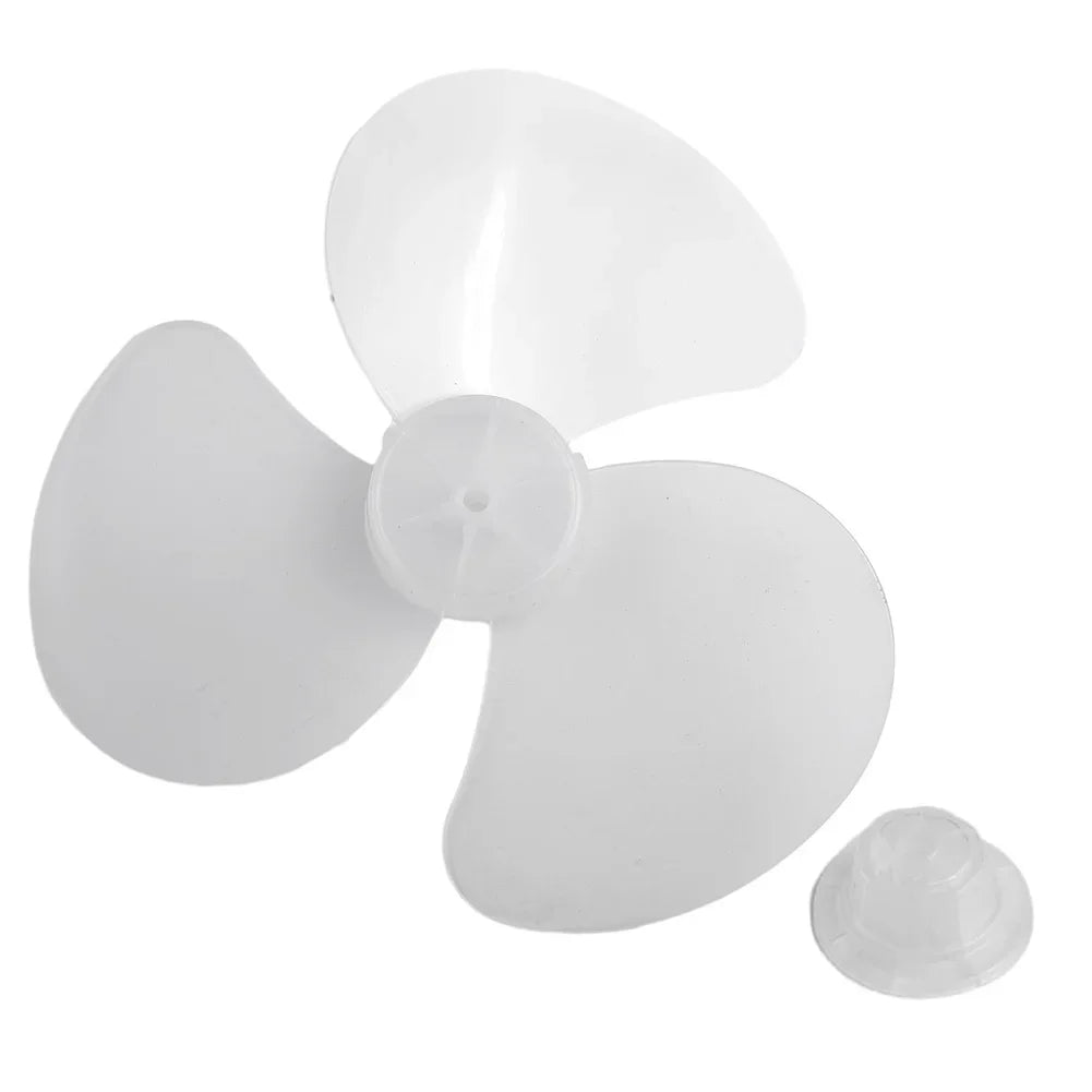 16 Inches Big Wind Plastic Fan Blade 3 Leaves For Midea And Other 16inch 400mm Fans Parts Electric Fan Accessories Qme White