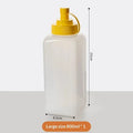 Large Mouth 600 800 Squeeze Sauce Bottle Condiment Dispenser Qme A7