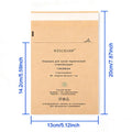 50PCS Self-Sealing Cleaning Pouches, Dry Heat Autoclave Kraft Paper Bags for Tattoo Dentist Tools and Nail Art Supplies Qme 130x200MM