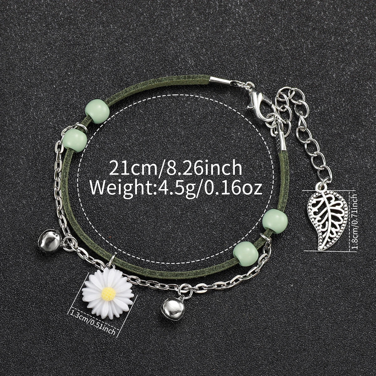 Relógio de quartzo casual árabe feminino, pulseira de couro, conjunto de pulseiras, flor, moda, 2 peças Qme