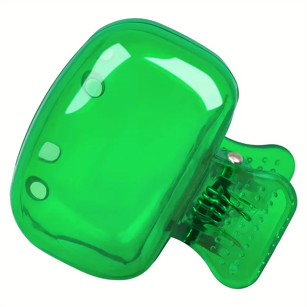 Travel Toothbrush Head Covers Toothbrush Protector Cap Brush Pod Case Protective Portable Plastic Clip For Household Travel Qme 1PC Green