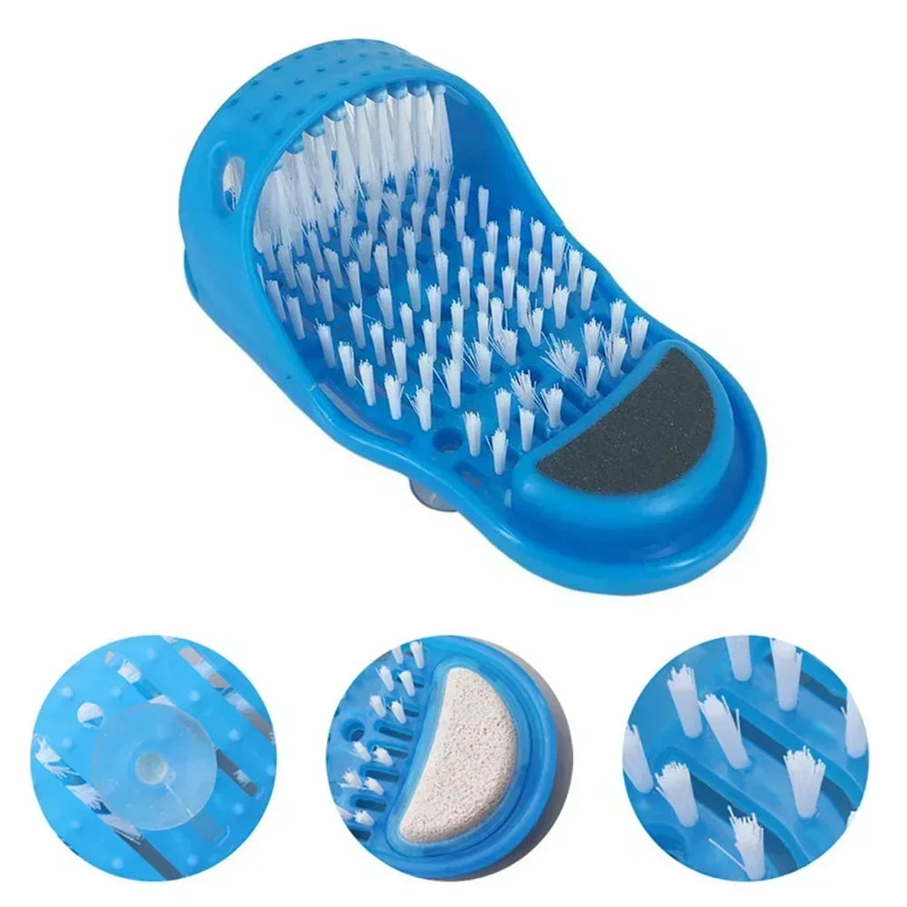 Shower Foot Scrubber Massager Bathroom Bath Brushes Remove Dead Skin Qme