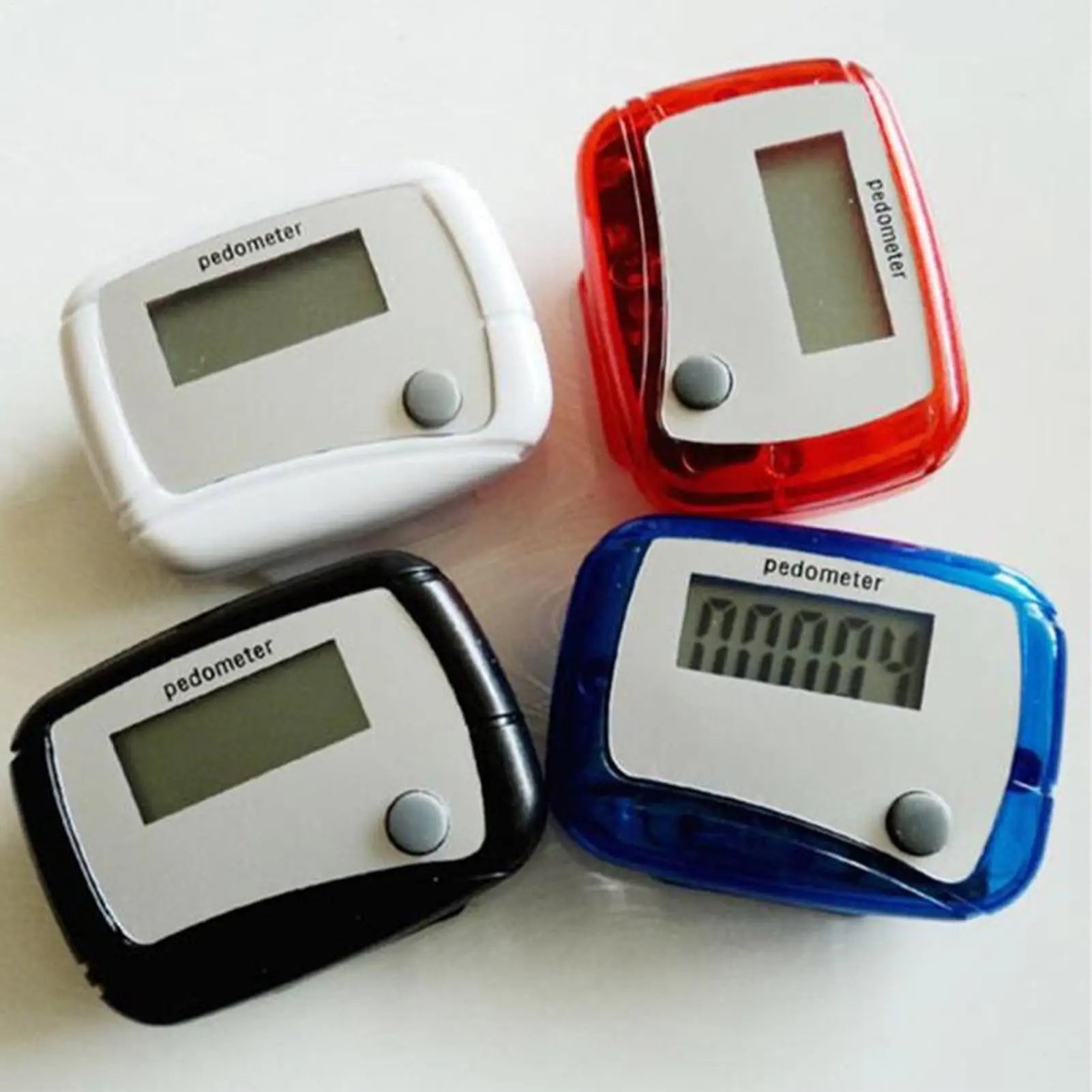 Pedometer for Walking Portable Clipping Walk Meter Senior Steps Counter for Sports Running Training Hiking Backpacking Travel Qme