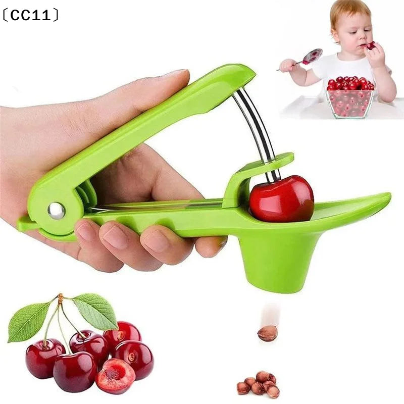 Cherry Pitter Seeder Ergonomic Handle Quick Pit Removal Home Baking Qme