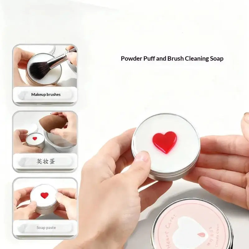 Portable Makeup Brush Cleaner Soap Multi Functional Washing Reusable Qme