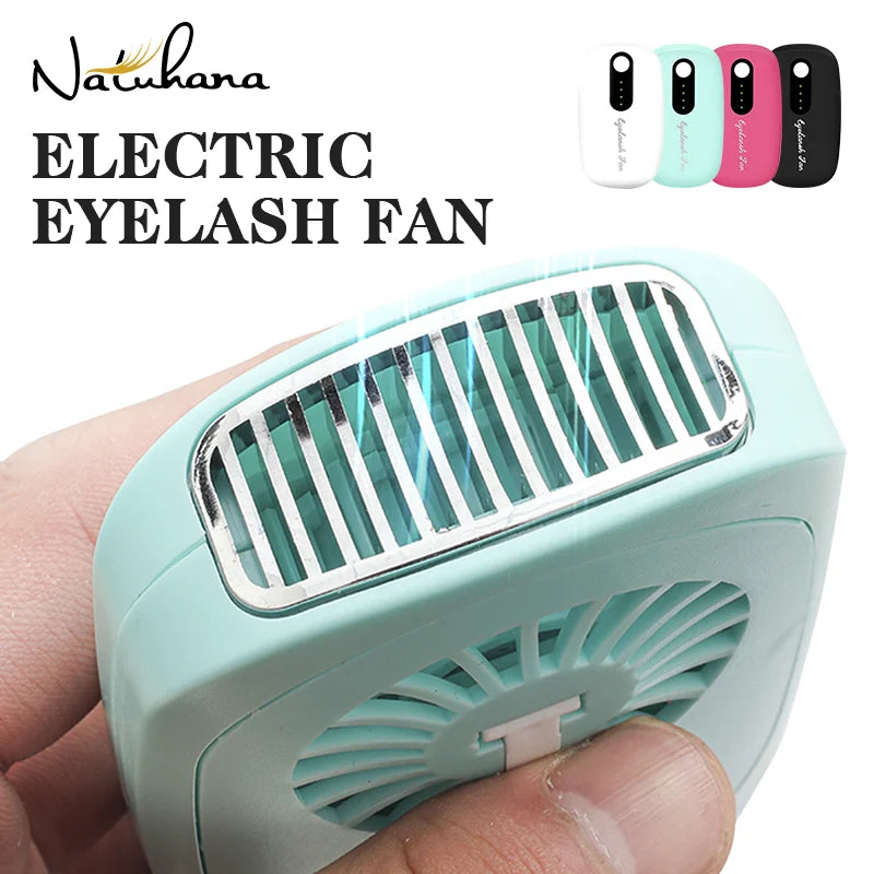 NATUHANA USB Charging Eyelashes Dryer Plant False Lashes Bladeless Qme