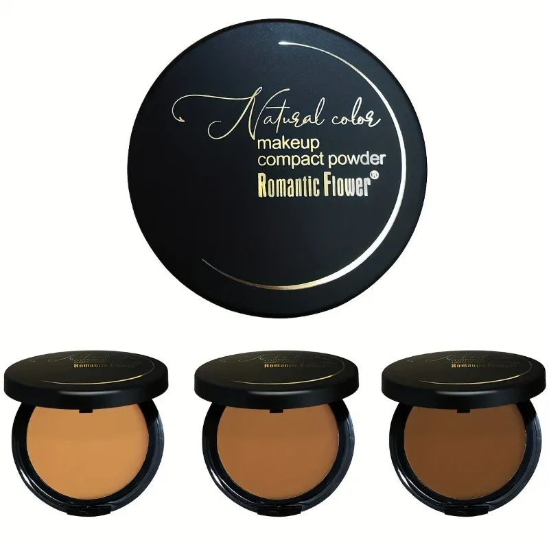 Sweat-Resistant Contouring Powder Palette - Matte Buildable Coverage for All Skin Tones Highlight & Shadow Makeup Qme
