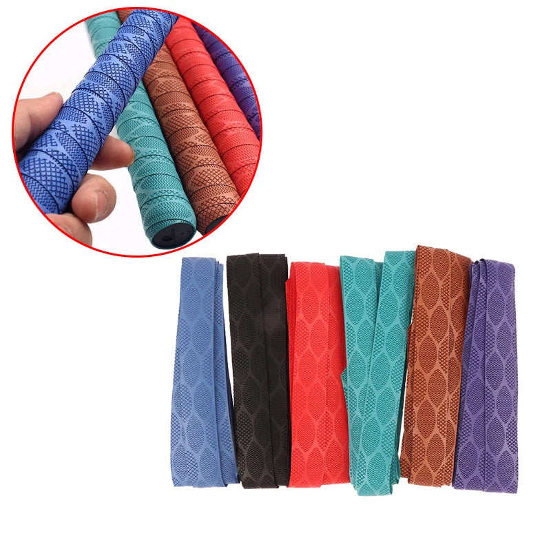 2M Anti-slip Sport Fishing Rods Over Grip Sweat Band Griffband Tennis Qme