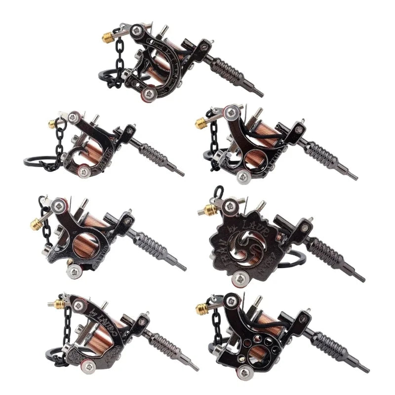 Men Charm Tattoo Machine Stainless Steel Jewelry Necklaces With Pendant Male Women Punk Hip Hop Accessories Gifts Wholesale Qme