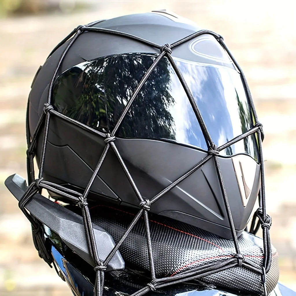 Heavy-Duty Off-road Cargo Net - Elastic Stretch for Secure Luggage Rack, Trunk Organizer, Safety Protective Net Pocket Qme