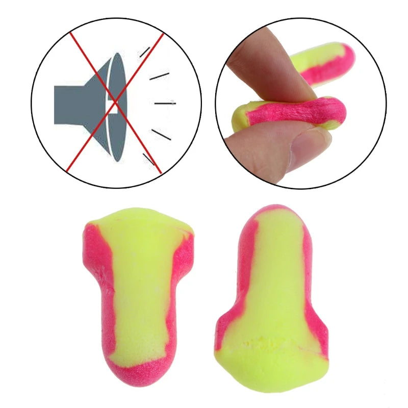 30 Pairs Noise-canceling Earplugs Anti-noise Noise Insulation Sleeping Students Dormitory Quiet Work Industrial Noise Reduction Qme