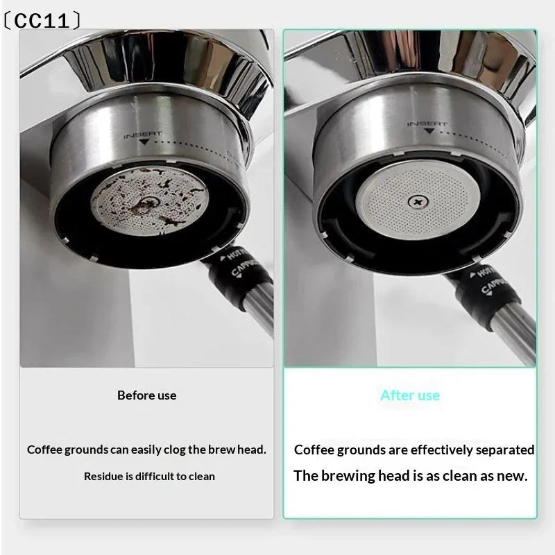 Espresso Coffee Puck Screen Filter Holder 51 53 Breville Portafilter Qme