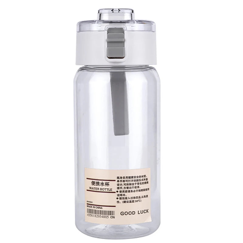 Water Bottle Space Cup Bouncing Cover Handy Sports Plastic Qme