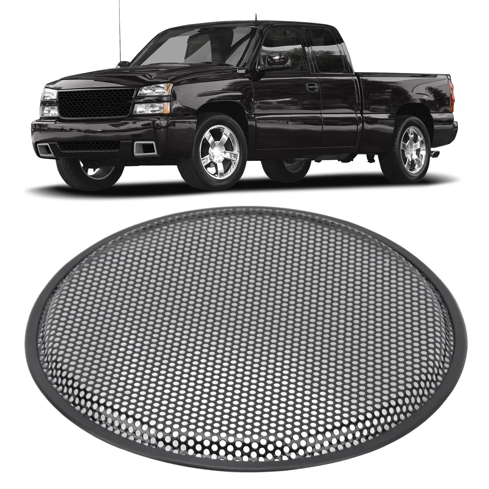 12 Inch Speaker Grill Iron Subwoofer Speaker Cover Audio Mesh Protector Guard for Car RV Speaker Protector Guard Qme