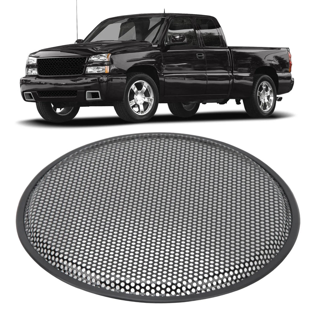 12 Inch Speaker Grill Iron Subwoofer Speaker Cover Audio Mesh Protector Guard for Car RV Speaker Protector Guard Qme