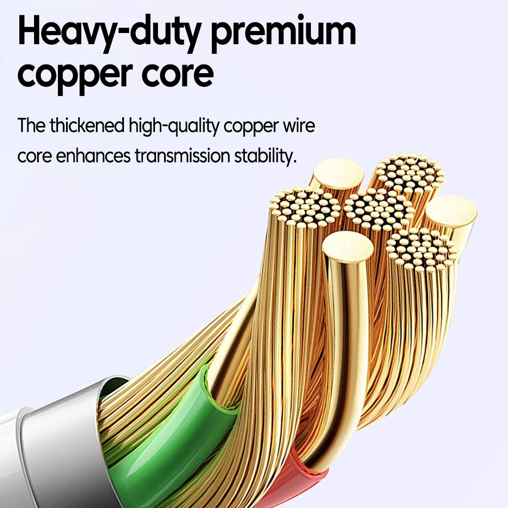 USB to Type C 100W 6A 90° Elbow Data Cable 1M/1.5M/2M Type-C Weave Line PD Game Cable For Samsung Huawei Honor Android Devices Qme