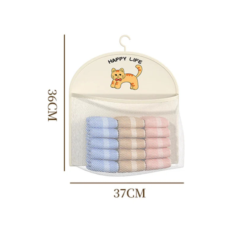 2 3Layer Large Capacity Storage Mesh Bag Underwear Socks Breathable Qme S