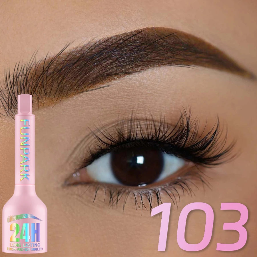 3D Dye Eyebrow Pencil Hairling Anti-smudge Waterproof 3 Colors Black Qme 103