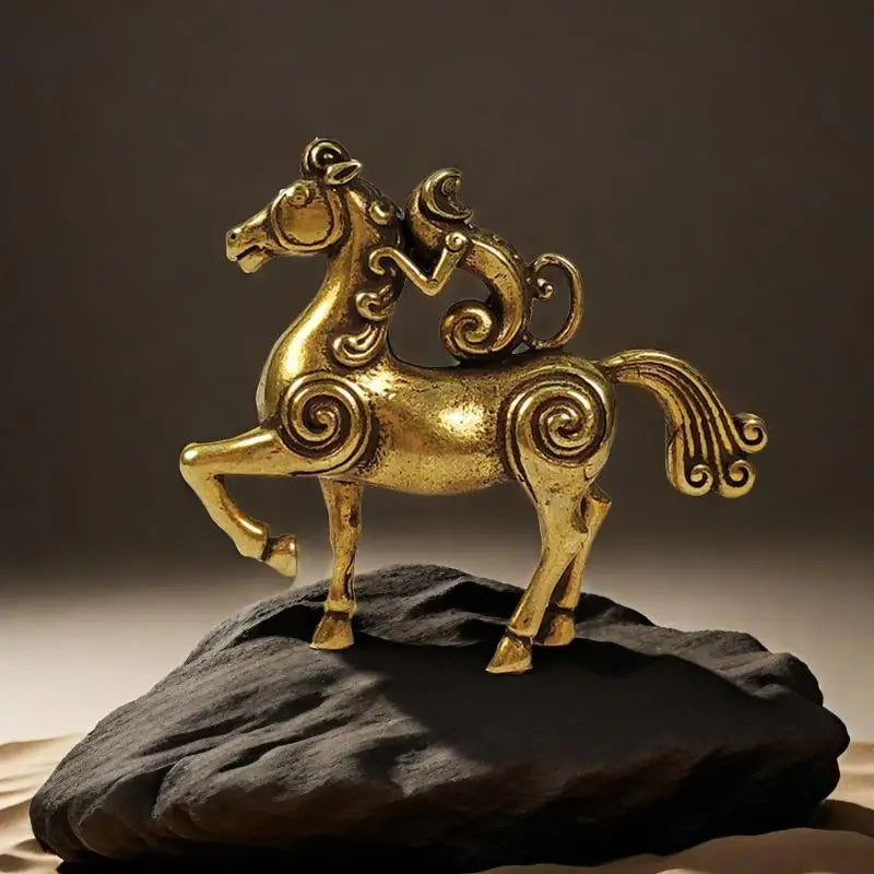 2026 Year Horse Feng Shui Figurines Miniatures Bless Career Success Qme