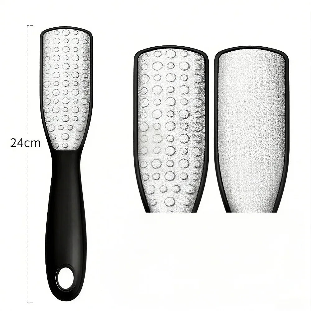 Stainless Steel Dual Sided Foot File Dead Skin Callus Remover Qme