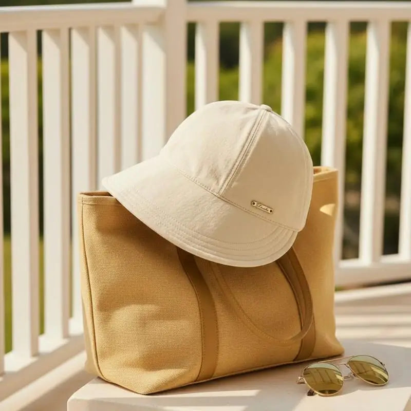 Women's Wide-brimmed Sun Hat Quick-drying Waterproof Can Be Worn Over Qme