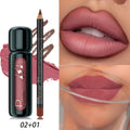 Long-lasting Waterproof Matte Lip Liner Pen Gloss Smooth Natural Qme 02 01