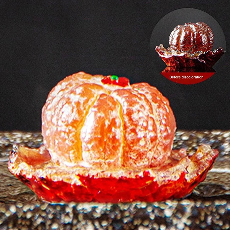 Shape Tangerine Made Resin Perfect As Beautiful Tea Lovers Qme A
