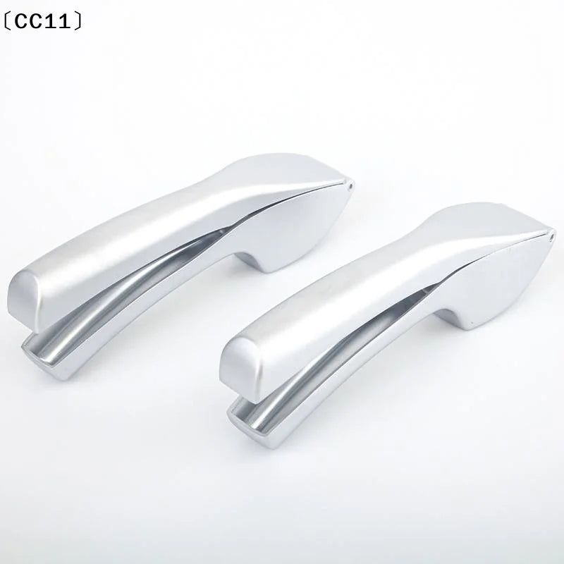 Aluminum Alloy Garlic Press Ergonomic Handle Cleaning Brush Home Qme