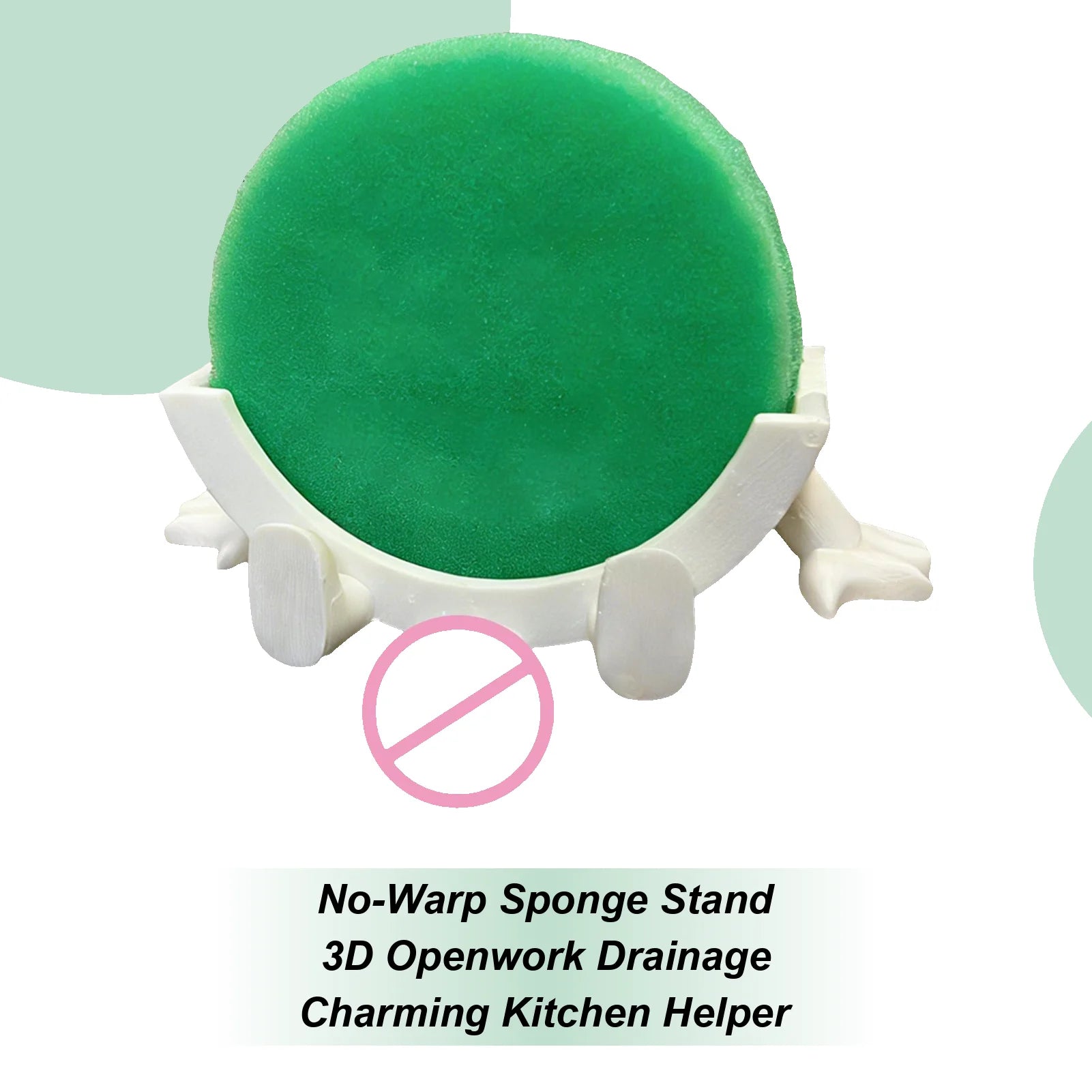 Sponge Holder Sink Funny Pee Design Rack Space-saving Dish Stand Home Qme