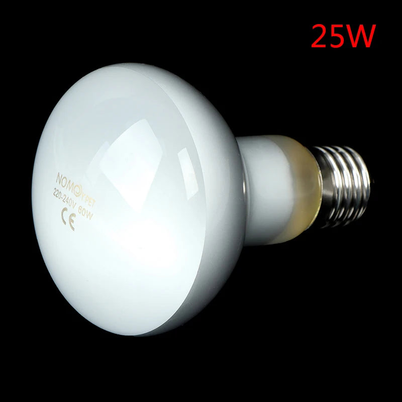 UVA+UVB Reptile Lamp Bulb Turtle Basking UV Light Bulbs Heating Lamp Amphibians Lizards Temperature Controller Qme 25W
