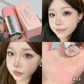Sponge Head Soft Color Liquid Blusher Smooth Cheek Eye Mousse Blush Matte Highlighter Stick Rouge Waterproof Contour Cosmetics Qme 03