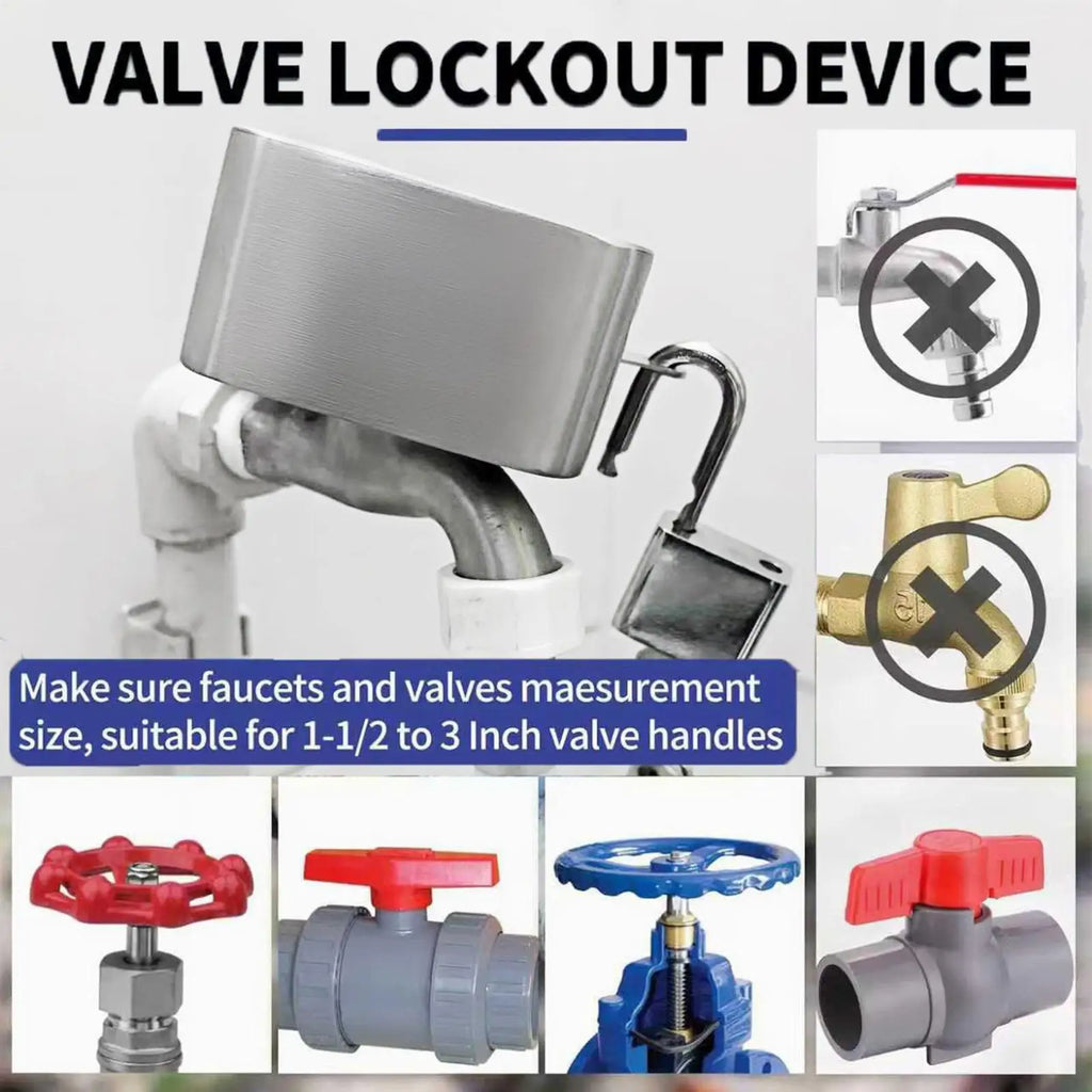 Faucet Locks Outdoor Rust-proof Stainless Steel Garden Bib Lockout Qme