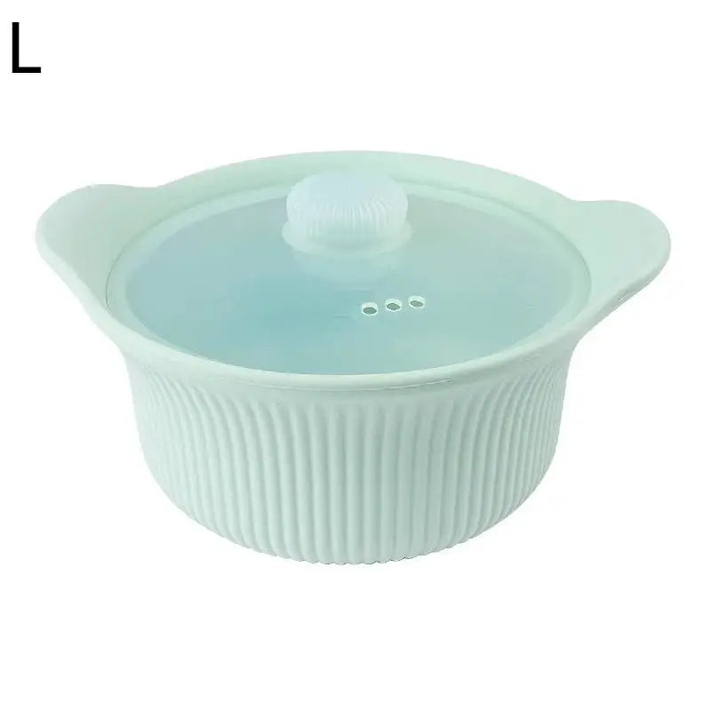 Silicone Pizza Dough Box Lid Bread Fermentation Basket Non-stick Qme L Green