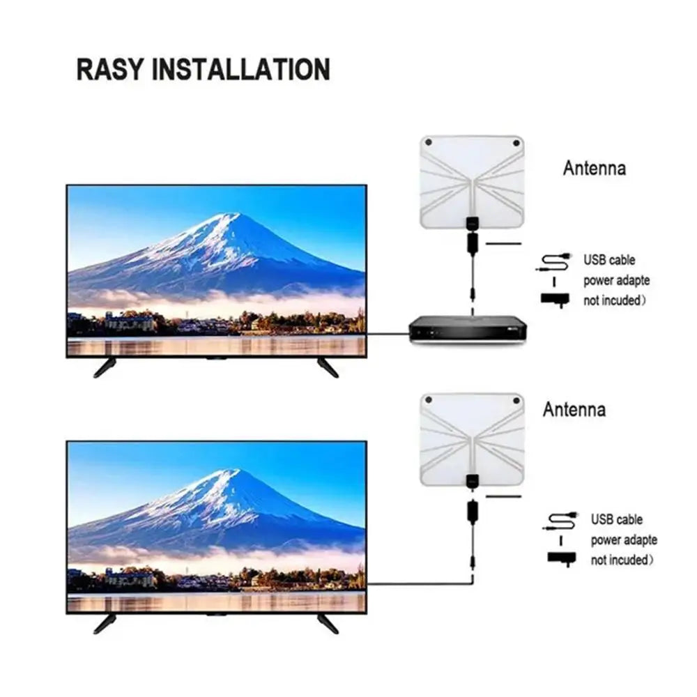 Digital TV Antenna Amplifier Signal Enhancer 4K UHD High-definition TV Antenna Signal Receiver TV Antenna Signal Enhancer Qme