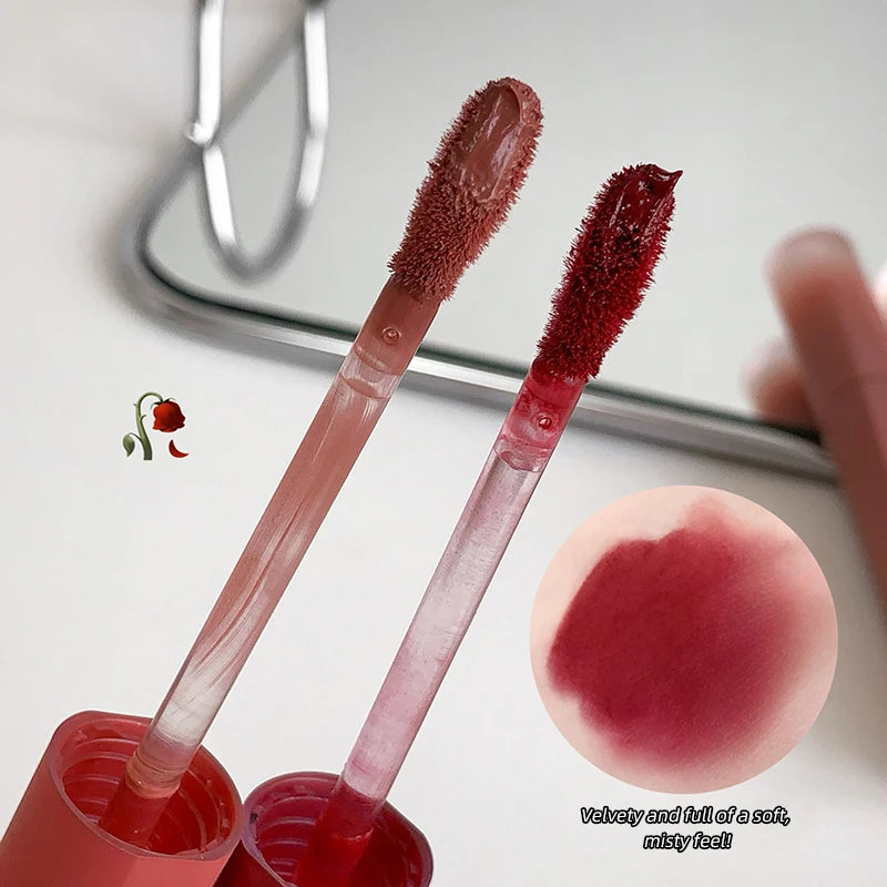 Gege Bear Velvet Matte Soft Lip Glaze Autumn&winter Reddish-brown Qme