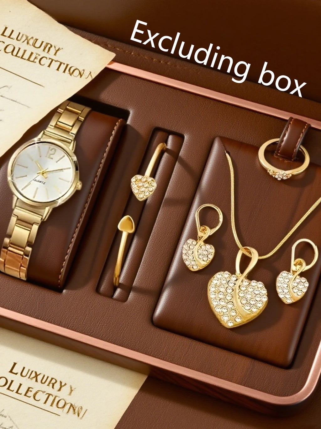 Small niche luxury women's fashion watches, trendy women's quartz watches, temperament steel strip watches, girls' watches Qme Bronze