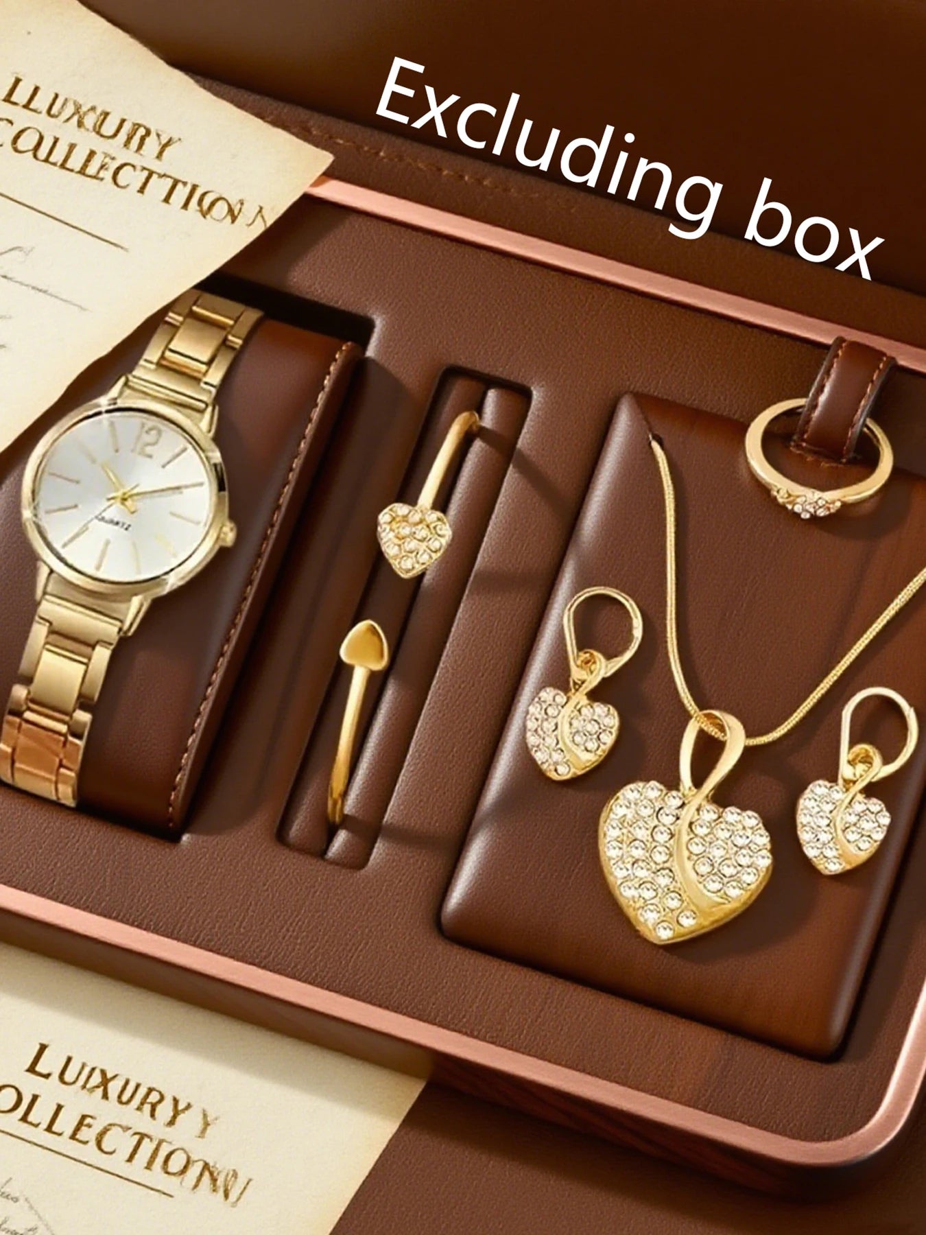 Small niche luxury women's fashion watches, trendy women's quartz watches, temperament steel strip watches, girls' watches Qme Bronze